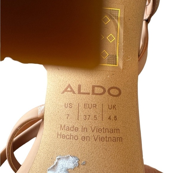 COPY - Aldo sandals beige colour brand new size US 7 - Picture 4 of 6